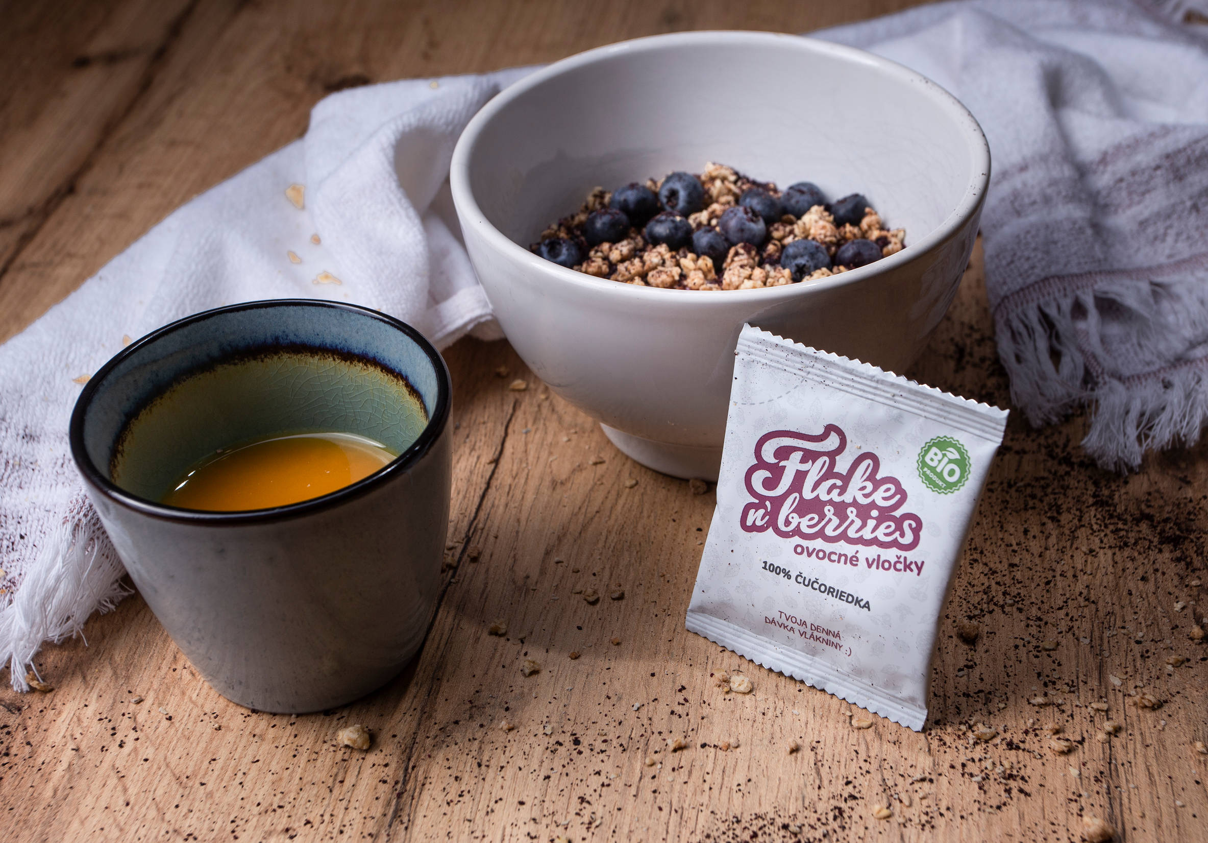 Ovocné vločky Flake'n'berries ČUČORIEDKA